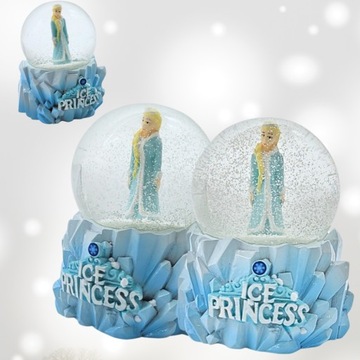 MAGICZNA ŚNIEŻNA KULA LODOWA KSIĘŻNICZKA królewna lodu