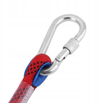 Статический шнур длиной 20 м, диаметром 12 мм, с карабином