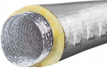 Изолированная труба SPIRO THERMOFLEX 125мм 10м АЛЮМИНИЕВАЯ изолированная труба