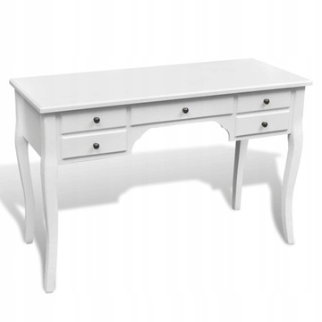 Biurko prostokątny vidaXL 110 x 47 x 79 cm biały