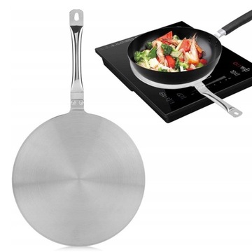 ТЕПЛОРАСПРЕДЕЛИТЕЛЬНАЯ ПЛИТА ДЛЯ ИНДУКЦИОННЫХ ПЕЧЕЙ, 19 СМ, НЕРЖАВЕЮЩАЯ СТАЛЬ