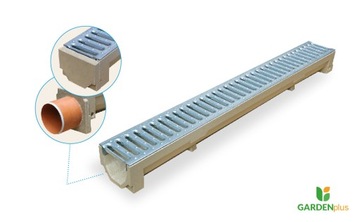 Odwodnienie liniowe Polimerobeton 1,5t 10cm