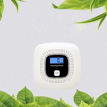 ЖК-экран с кодом угарного газа и датчик дымовых газов, СЕРТИФИЦИРОВАННЫЙ, беспроводной