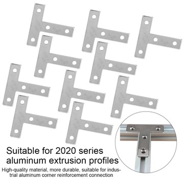 10 шт.. Алюминиевые профили Соединительная пластина Соединители