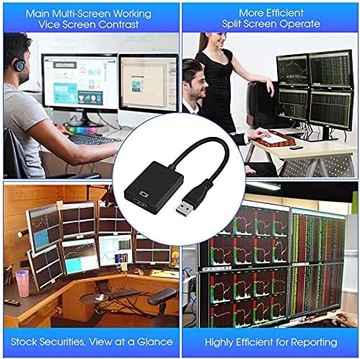 Адаптер USB 3 — HDMI 1080P Full HD