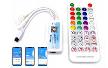 Sterownik Bluetooth Muzyczny SP611 WS2811 WS2812B Pilot 5-24V DUBLO
