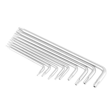 ШЕСТИГРАННЫЕ КЛЮЧИ TORX ТИПА L С ОТВЕРСТИЯМИ T15/20/25/27