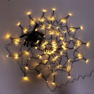 Паучьи огни Хэллоуина: 8 режимов освещения.