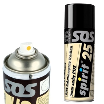 SPIRIT 25 - Suchy smar z teflonem - spray 400ml