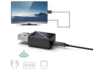 АДАПТЕР ПРИЕМНИК BLUETOOTH AUDIO 5.0 ПЕРЕДАТЧИК 10 м
