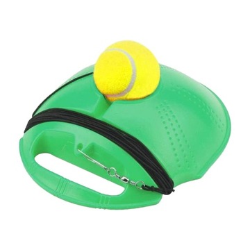Pojedyncza piłka trenera Tennis Trainer z kolorem zielonym