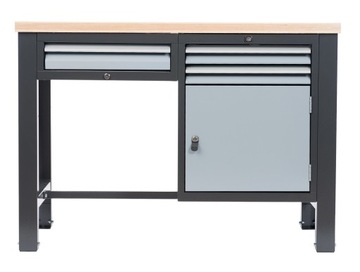 Stół warsztatowy biurko robocze 120 cm blat 3 cm, szuflady POLSKI PRODUCENT