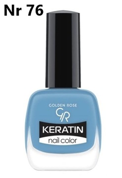 Lakier do paznokci keratyna Golden Rose Keratin 76