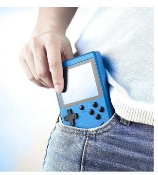 MINI KONSOLA PRZENOŚNA RETRO 400 GIER DLA DZIECI PODŁĄCZYSZ DO TV