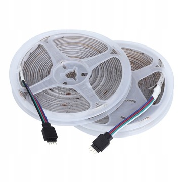 ВОДОНЕПРОНИЦАЕМЫЙ ХОЛОДНЫЙ БЕЛЫЙ СВЕТОДИОД 10М + ПОЛОСКА ПИТАНИЯ