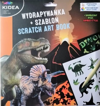 Kreatywna wydrapywanka z rysikiem + szablon
