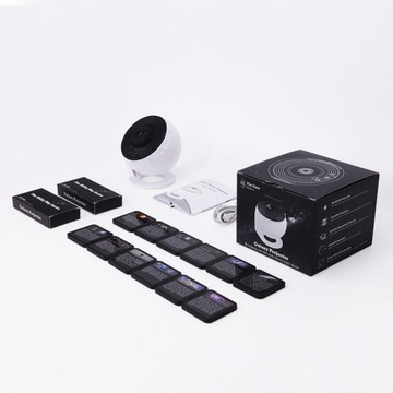 Звездный проектор, ночник, 12 планетарных дисков, USB-планетарий, 360 градусов