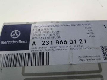 MERCEDES CLA 118 PUMPIČKA NÁDRŽE OSTŘIKOVAČŮ