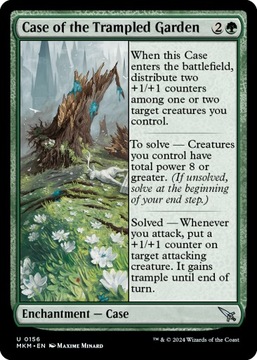 MTG 2x Case of the Trampled Garden (U)