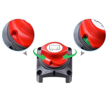 ГЛАВНЫЙ ВЫКЛЮЧАТЕЛЬ АККУМУЛЯТОРА HEBEL ЗАЩИТА ЛОДКИ ДЛЯ фургона 12 В 300 А