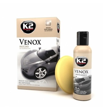 K2 VENOX mleczko usuwanie rys lakieru + aplikator