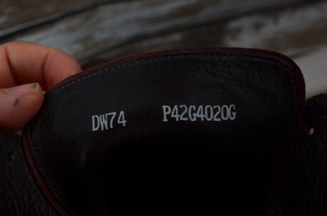 ВЫСОКИЕ ОКСФОРДЫ RYŁKO, НАТУРАЛЬНАЯ КОЖА, размер 42