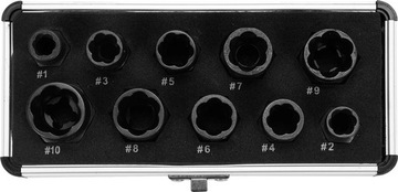 YATO WYKRĘTAKI DO ZERWANYCH URWANYCH USZKODZONYCH OBROBIONYCH ŚRUB 10SZT