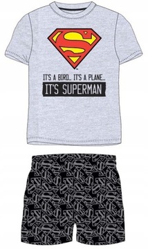 PIŻAMA CHŁOPIĘCA SUPERMAN KRÓTKI RĘKAW - 140