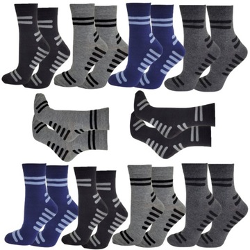 10x Skarpety męskie mocne Robocze Bawełna r. 39-42