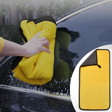 ПУШИСТОЕ ПОЛОТЕНЦЕ ДЛЯ СУШКИ АВТОМОБИЛЯ, ВПЛОТИВАЮЩЕЕ И БЕЗОПАСНОЕ, 90х60 см.