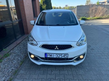 Mitsubishi Space Star Hatchback 5d 1.2 80KM 2015 Mitsubishi Space Star 1.2 benzyna 80 KM automat zarej w PL zadbany mo, zdjęcie 4