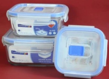 POJEMNIK SZKLANY HERMETYCZNY LUMINARC NA LUNCH 380ml DO MIKROFALI