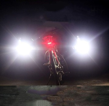 ВЕЛОСИПЕДНАЯ ЛАМПА МОЩНЫЙ СВЕТОДИОДНЫЙ ЗАДНИЙ ПЕРЕДНИЙ USB-ВЕЛОСИПЕД