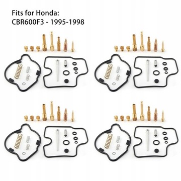 4PCS HONDA CBR600F3 Zestaw naprawy gaźnika