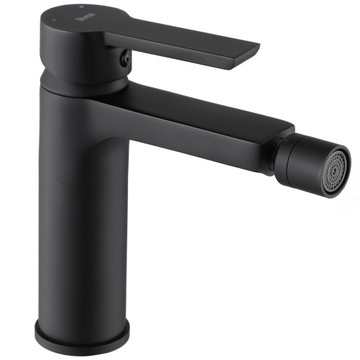 Bateria bidetowa stojąca REA ARGUS CZARNA BLACK MATT