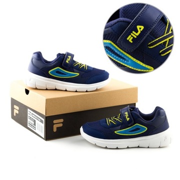 Buty FILA dziecięce sportowe lekkie na rzep do szkoły wygodne r 35