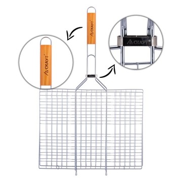 ГРИЛЬ ДЛЯ ПРИГОТОВЛЕНИЯ СТЕЙКА РЫБНОГО МЯСА