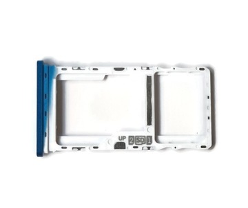 Szufladka tacka karty SIM do Motorola Moto E7 Plus (XT2081) niebieska