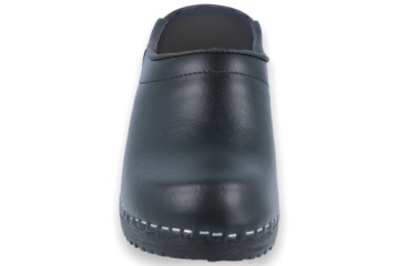 Сабо однотонные, деревянная подошва, резина, размер 39.