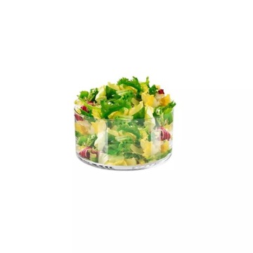 Prosta salaterka Glamour KROSNO 24cm szklana