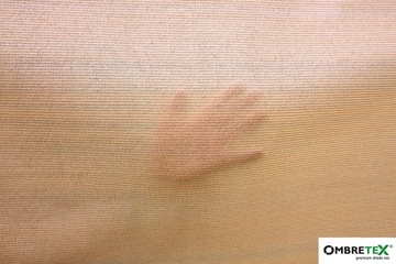 ТЕНЕВАЯ ТРИКОТАЖНАЯ СЕТКА ЗАБОРА ПОКРЫТИЕ БАЛКОННЫЙ ЗАБОР 1,7х10м БЕЖЕВЫЙ