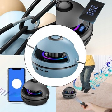 Машина для прыжков со скакалкой, синяя