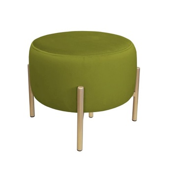Pufa OLA LOFT ławka podnóżek metal złota BL75