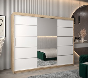 Szafa przesuwna garderoba VERONA 2 250 wys. 200 cm