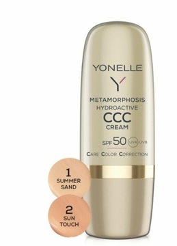 Yonelle Metamorphosis CCC Spf50 2 krem koloryzujący do twarzy Sun Touch