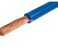 Przewód linka LgY 1x10 10mm niebieski 1mb