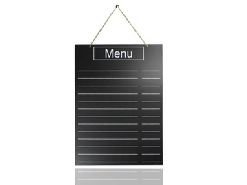 Меню для бляшков в струне охладителя в ресторане кондитерского магазина