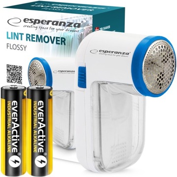 ECS004 Бритва для одежды Flossy бело-синяя Esperanza