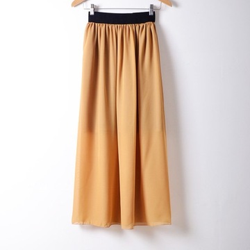 ДЛИННАЯ ШИФОНОВАЯ ЮБКА С ПОРОШКОЙ Резинка