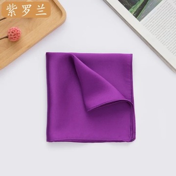 Natural 35cm Pure Silk Mans Pocket Square Handkerchief 100% Mulberry Silk